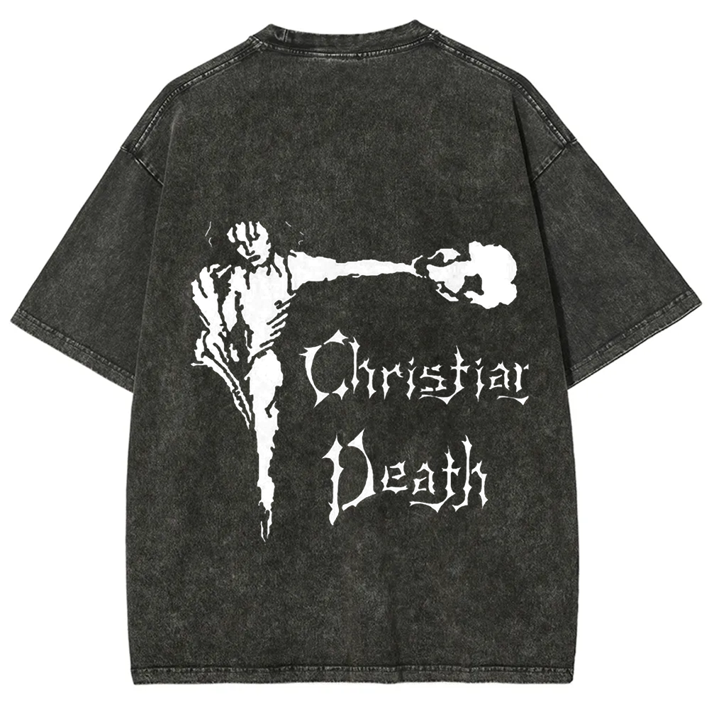 Unisex Vintage Christian Death Rock Band t-Shirt