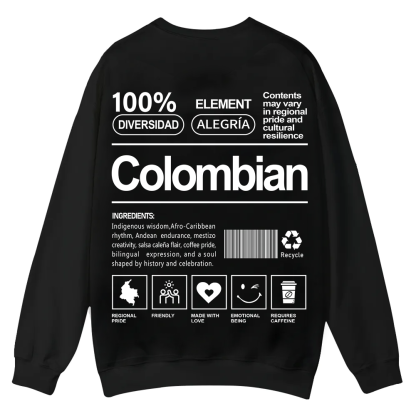 Colombian Unisex Fit  Casual Crewneck Sweatshirt wearishow