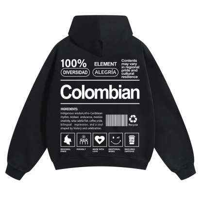 Colombian Unisex Fit Color Hoodie wearishow