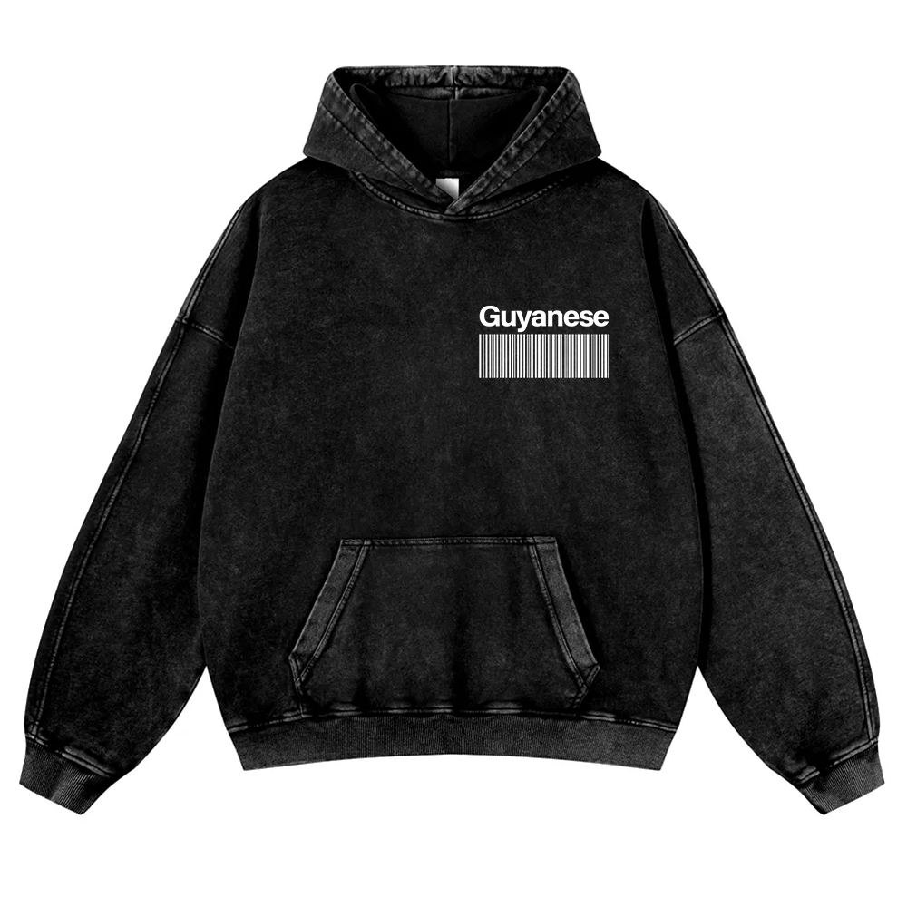 Guyanese Unisex Fit  Washed Hoodie wearishow