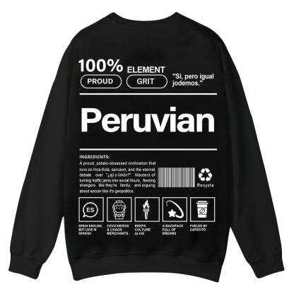 Peruvian Unisex Fit  Casual Crewneck Sweatshirt wearishow