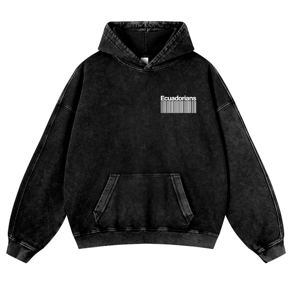 Ecuadorians Unisex Fit  Washed Hoodie wearishow