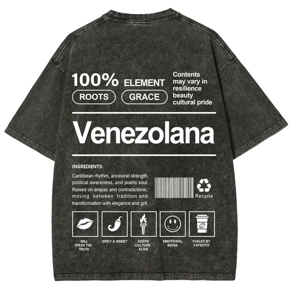 Venezolana Unisex Fit  Washed T-Shirt