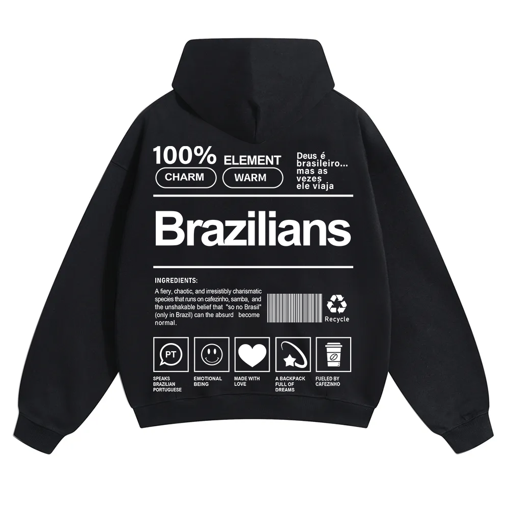 Brazilians Unisex Fit Color Hoodie wearishow