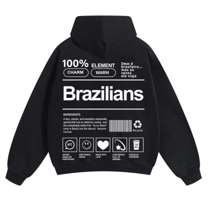 Brazilians Unisex Fit Color Hoodie wearishow