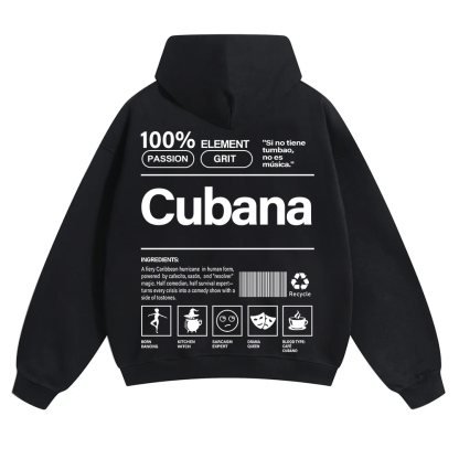 Cubana Unisex Fit Color Hoodie wearishow