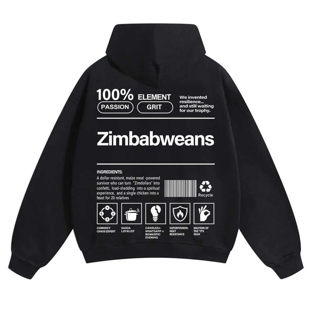 Zimbabweans Unisex Fit Color Hoodie wearishow