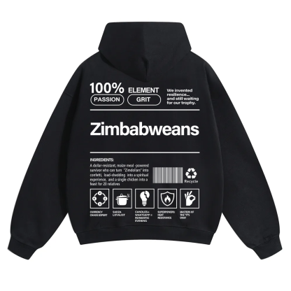 Zimbabweans Unisex Fit Color Hoodie wearishow