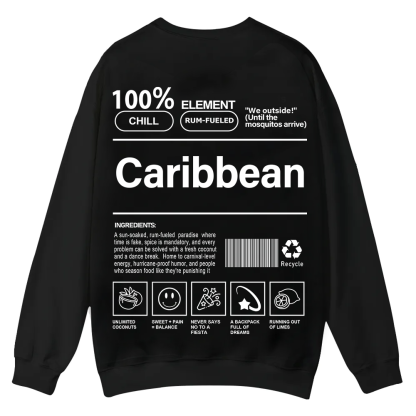 Caribbean Unisex Fit  Casual Crewneck Sweatshirt wearishow