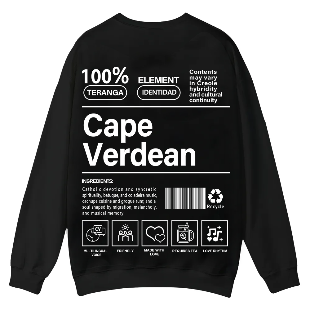 Cape Verdean Unisex Fit  Casual Crewneck Sweatshirt wearishow