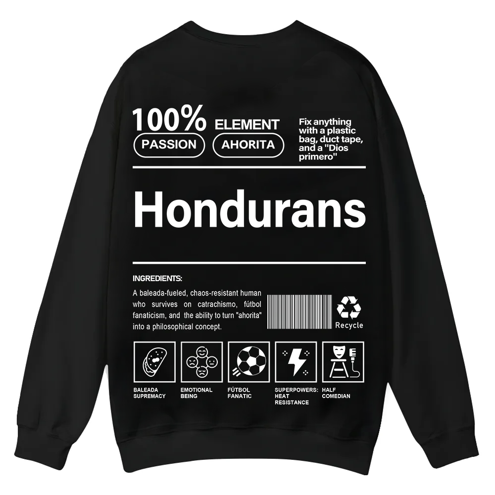 Hondurans Unisex Fit  Casual Crewneck Sweatshirt wearishow