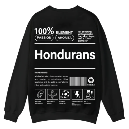 Hondurans Unisex Fit  Casual Crewneck Sweatshirt wearishow