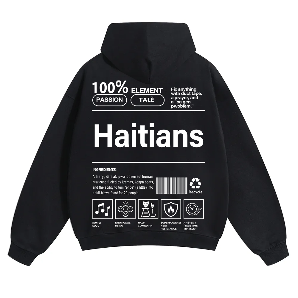 Haitians Unisex Fit Color Hoodie wearishow