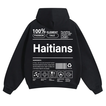 Haitians Unisex Fit Color Hoodie wearishow