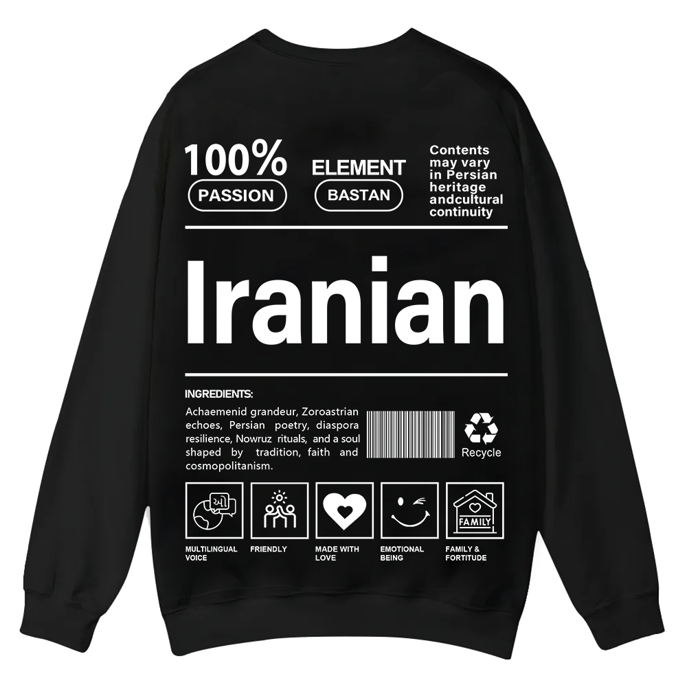 Iranian Unisex Fit  Casual Crewneck Sweatshirt wearishow