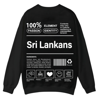 Sri Lankans Unisex Fit  Casual Crewneck Sweatshirt wearishow