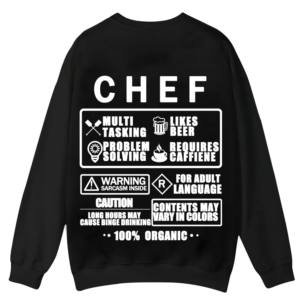  Chef Casual Crewneck Sweatshirt