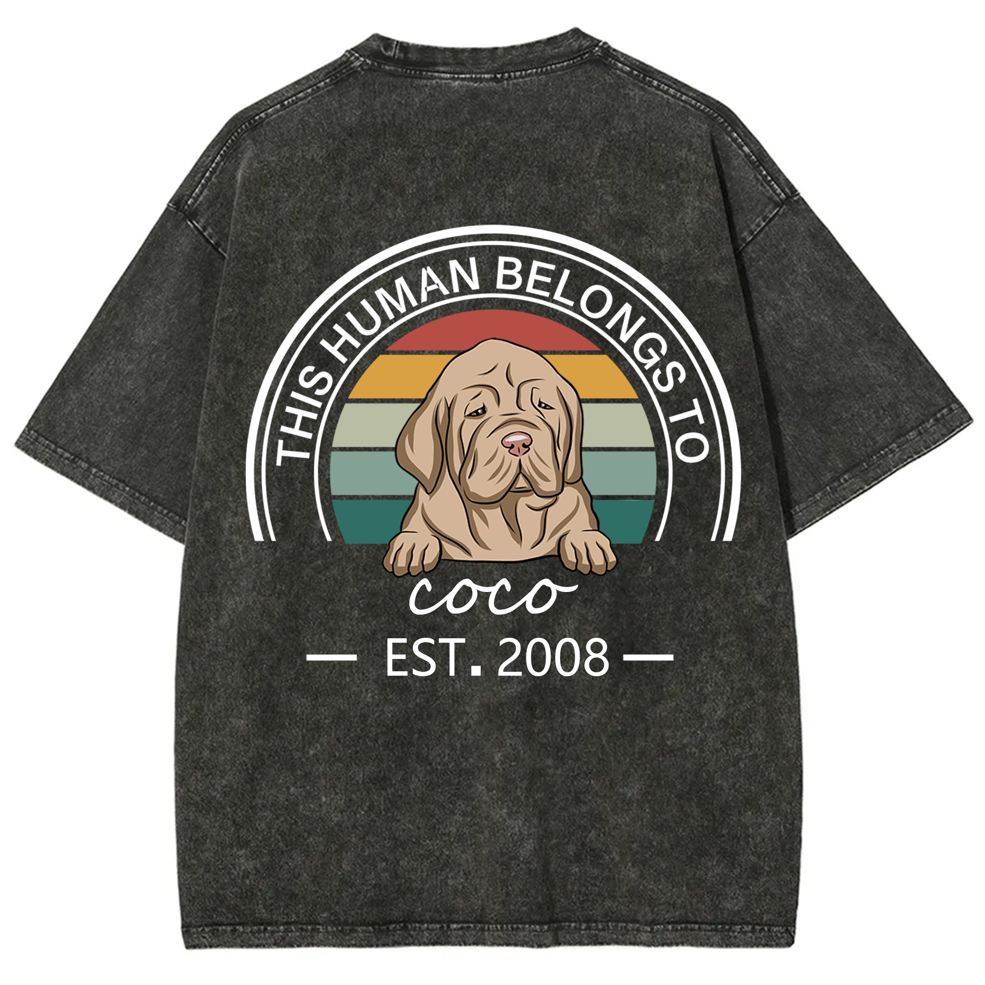 This Human Belongs To - Personalized Custom Unisex T-shirt