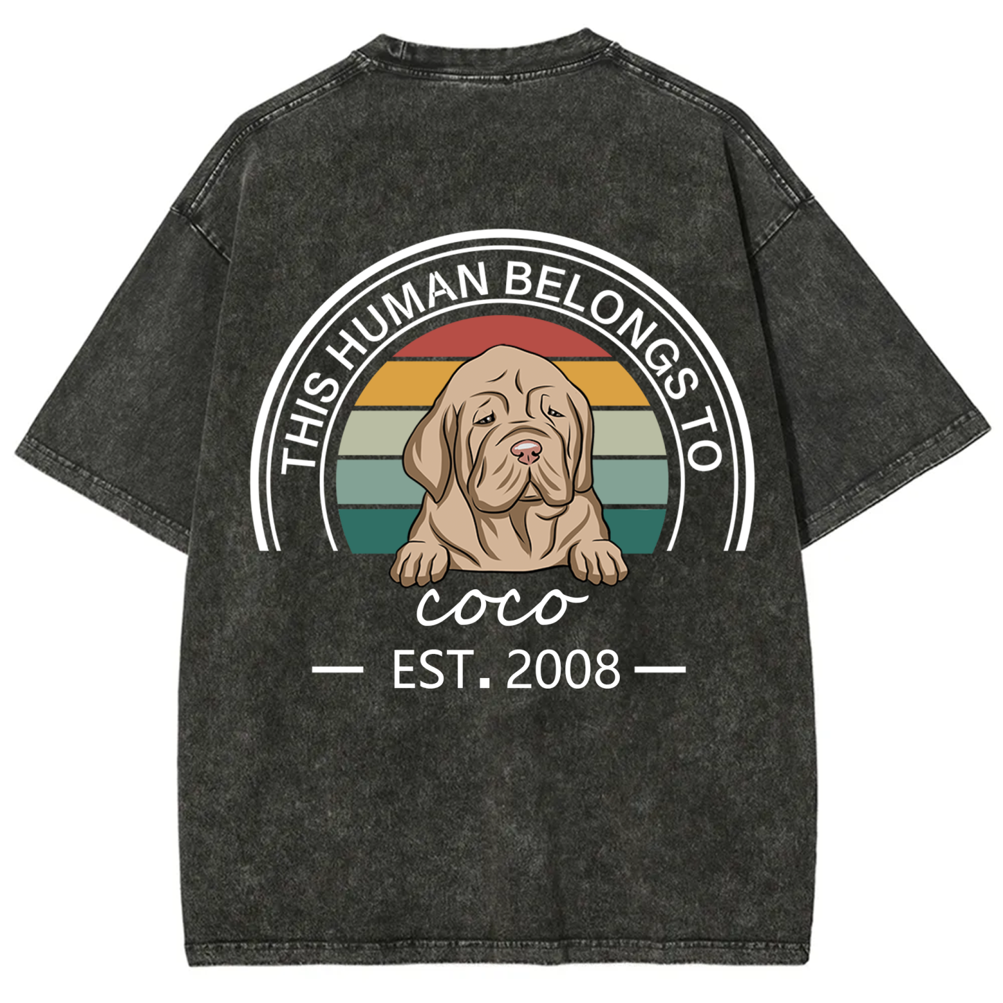 This Human Belongs To - Personalized Custom Unisex T-shirt
