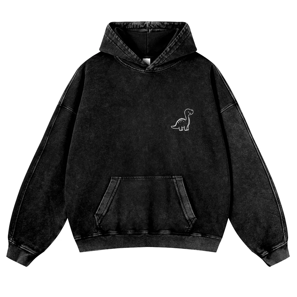 Boy Mom Washed Hoodie wearishow