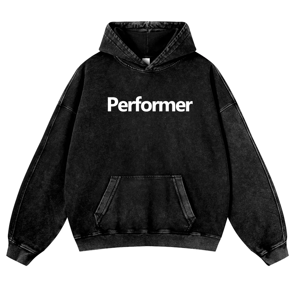 Performer Washed Hoodie wearishow