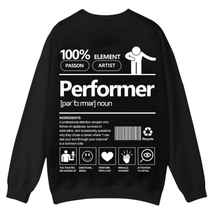 Performer Casual Crewneck Sweatshirt wearishow