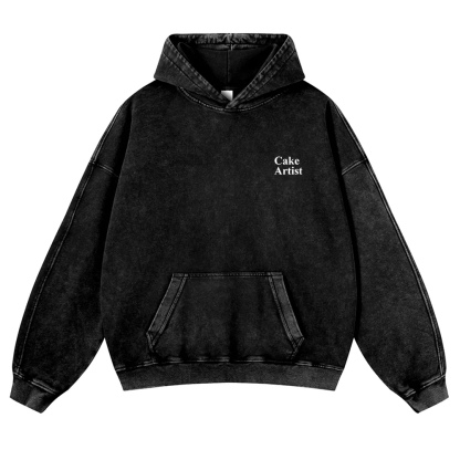 Cake Artist Washed Hoodie wearishow