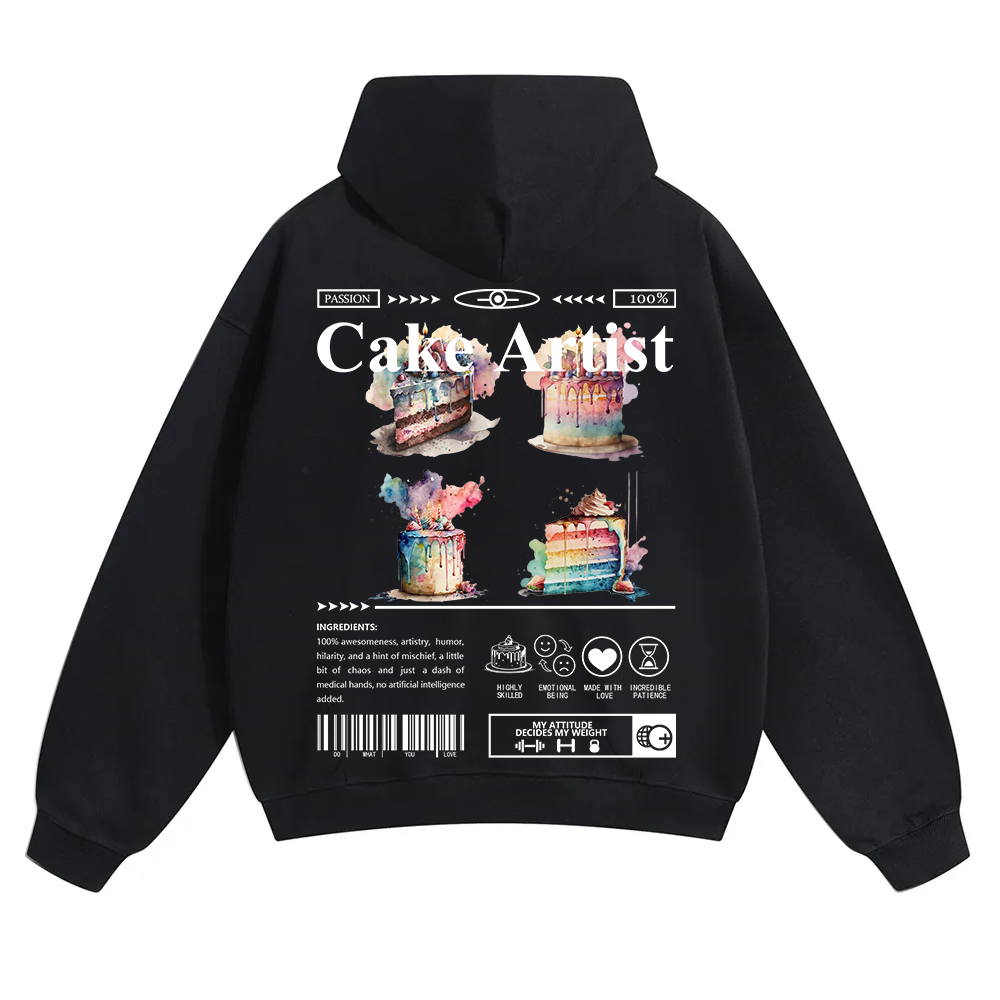 Cake Artist  Unisex Solid Color Hoodie wearishow