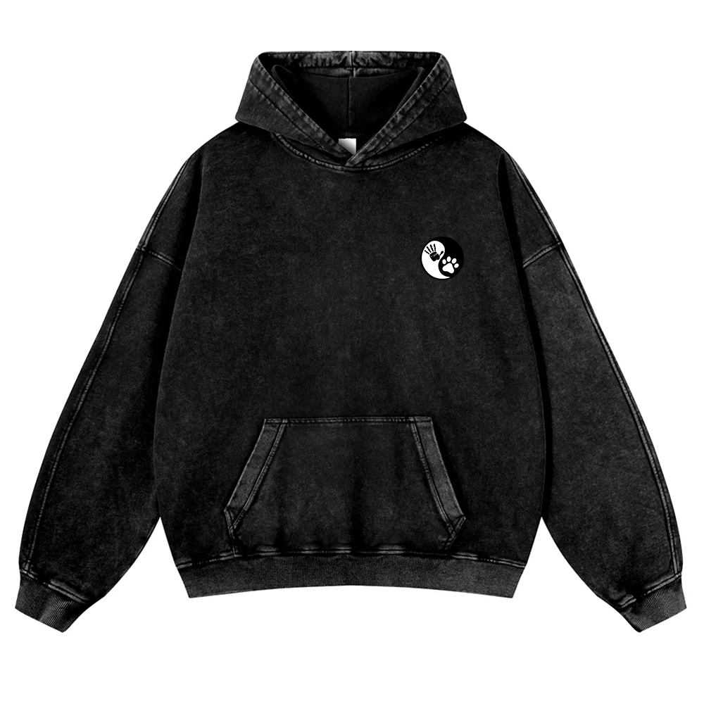 Dog Trainer Washed Hoodie wearishow