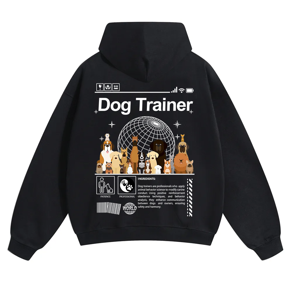Dog Trainer Unisex Solid Color Hoodie wearishow