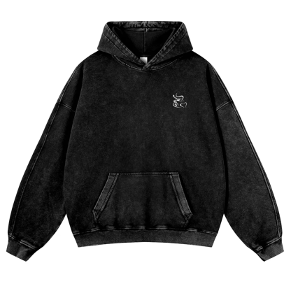 Barista Washed Hoodie wearishow