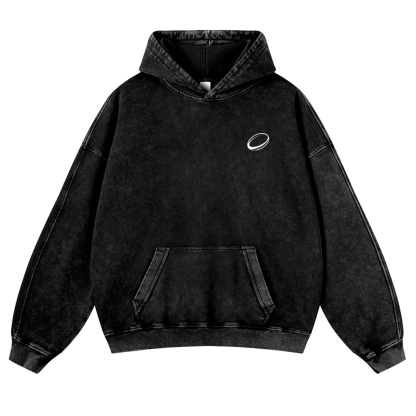 Rugby Player Washed Hoodie wearishow