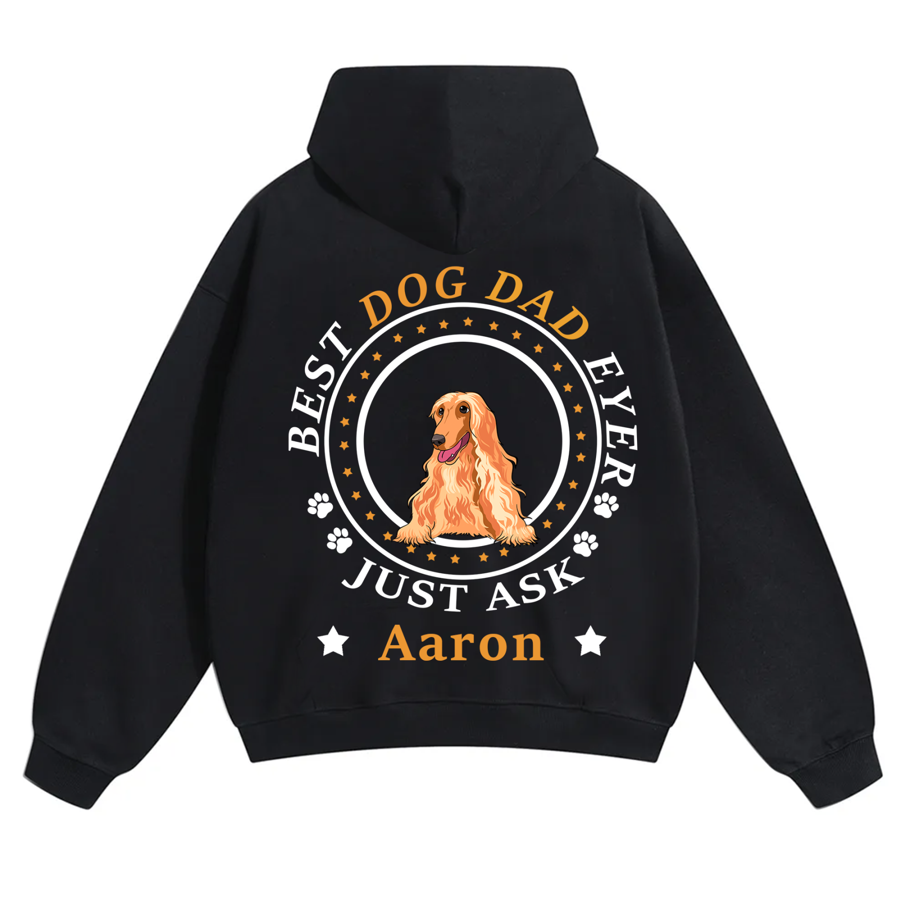 Best Dog Dad/Dog Mum Circle - Personalized Custom Unisex Hoodie