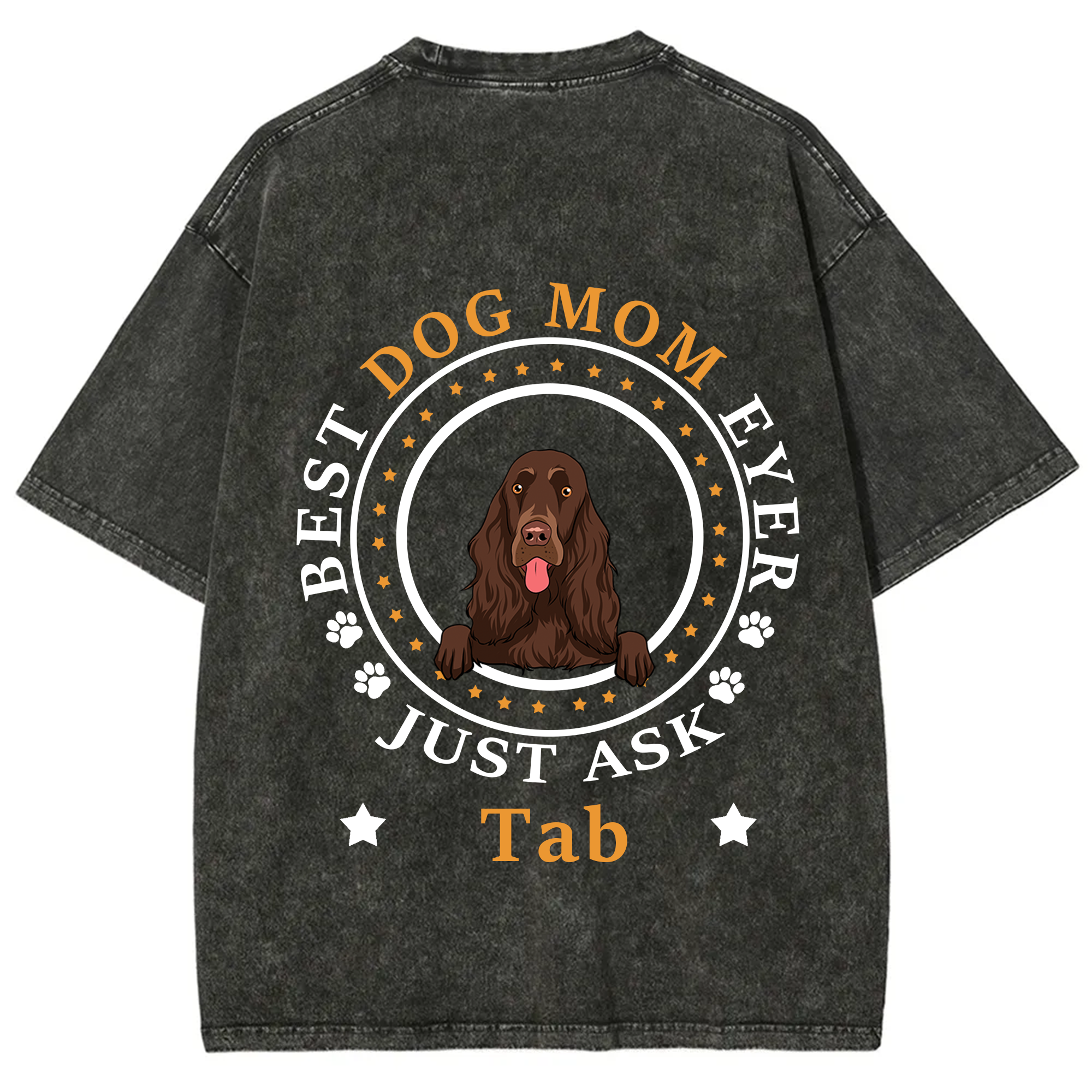 Best Dog Dad/Dog Mum Circle - Personalized Custom Unisex T-shirt