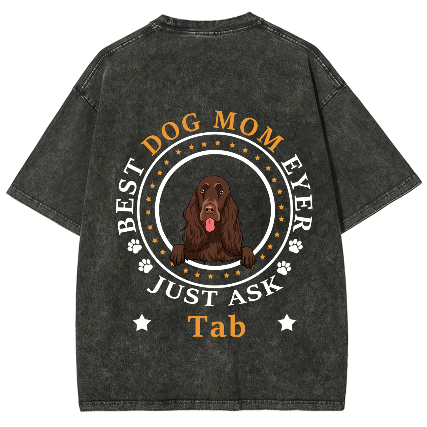Best Dog Dad/Dog Mum Circle - Personalized Custom Unisex T-shirt