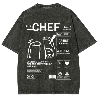 Chef Solid Color Unisex T-shirt