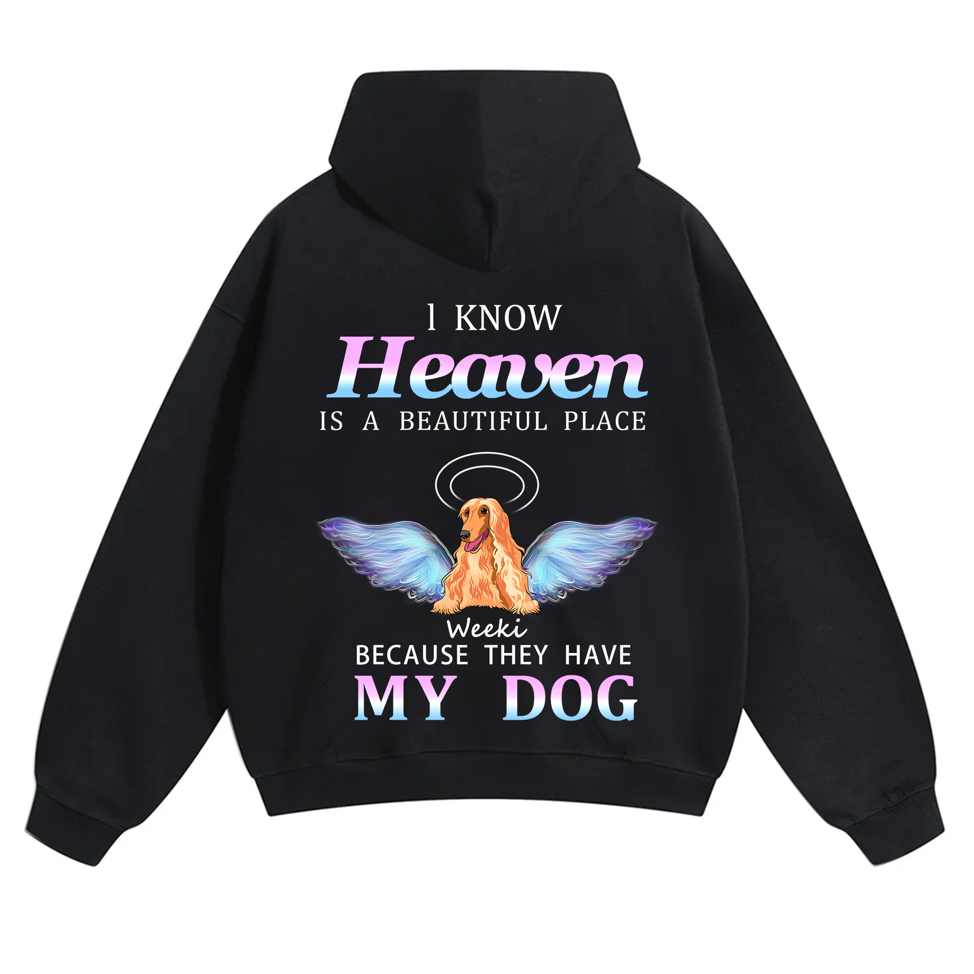 Heaven Is A Beautiful Place - Personalized Custom Unisex Hoodie
