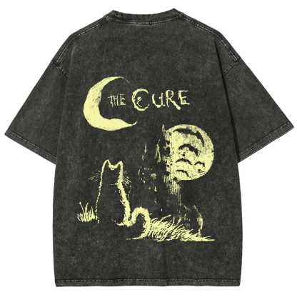  Unisex Vintage Washed The Cure Tank Top T-Shirt