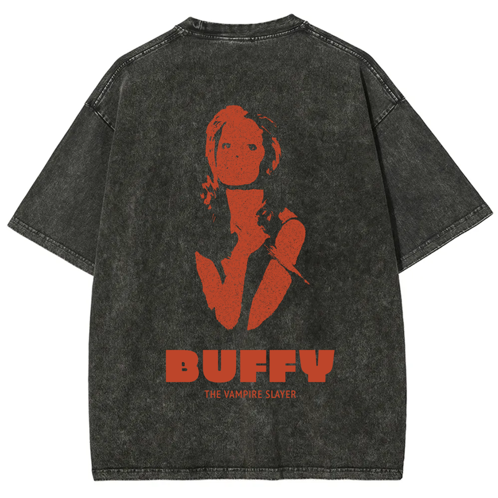 Buffy The Vampire Slayer TV Series Vintage Washed T-Shirt