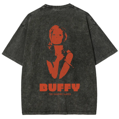 Buffy The Vampire Slayer TV Series Vintage Washed T-Shirt
