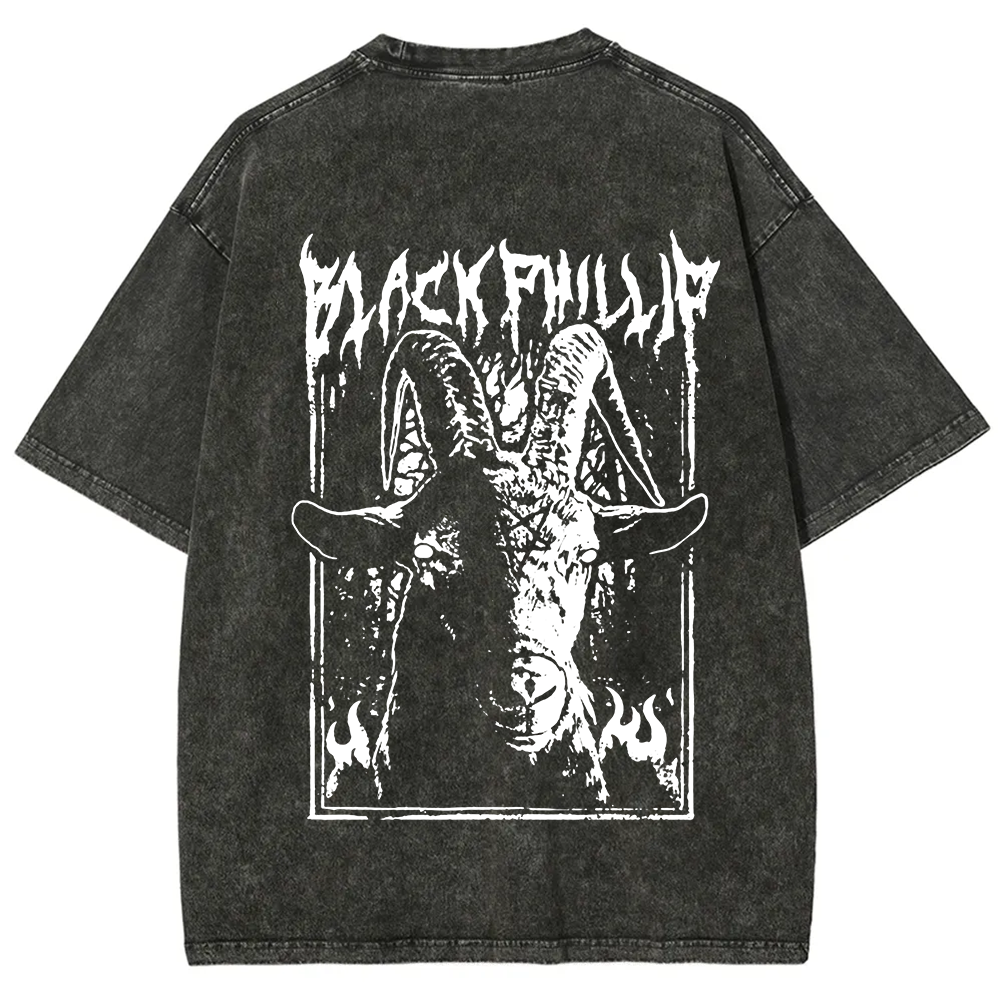 Unisex Vintage Washed The Witch Black Phillip T-Shirt