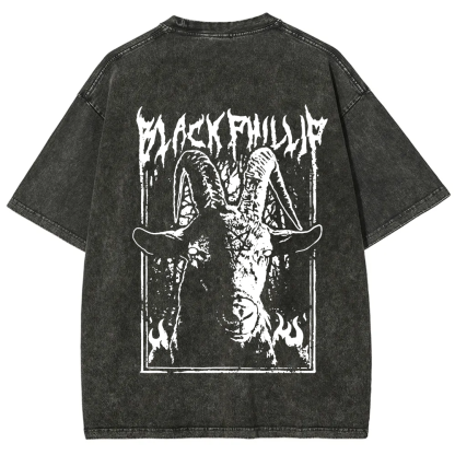 Unisex Vintage Washed The Witch Black Phillip T-Shirt