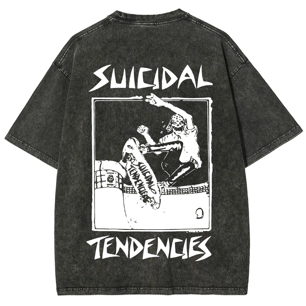 Suicidal Tendencies Band Vintage Washed  T-Shirt