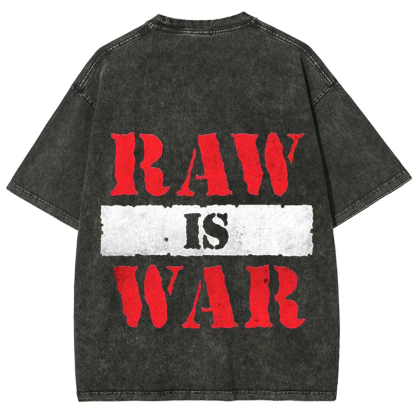 Wrestling WWE Raw Vintage Washed T-Shirt