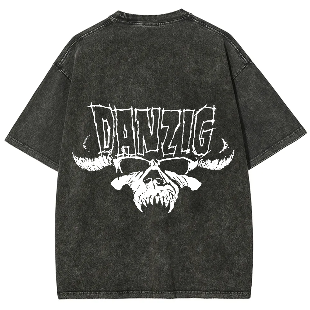 Unisex Vintage Washed DANZIG T-Shirt