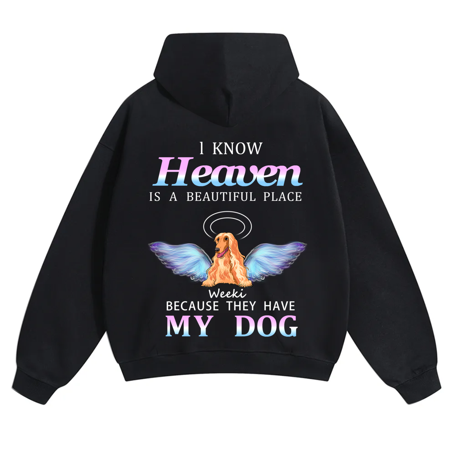 Heaven Is A Beautiful Place - Personalized Custom Unisex Hoodie