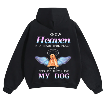 Heaven Is A Beautiful Place - Personalized Custom Unisex Hoodie