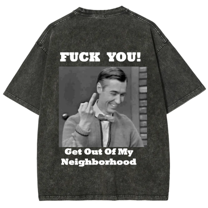 Fuck You Print Casual T-Shirt