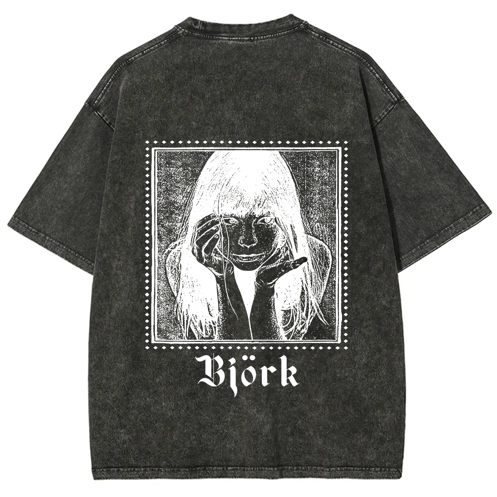 Björk Singer Vintage Washed T-Shirt