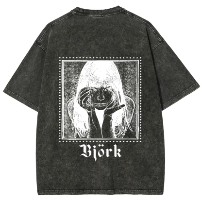 Björk Singer Vintage Washed T-Shirt